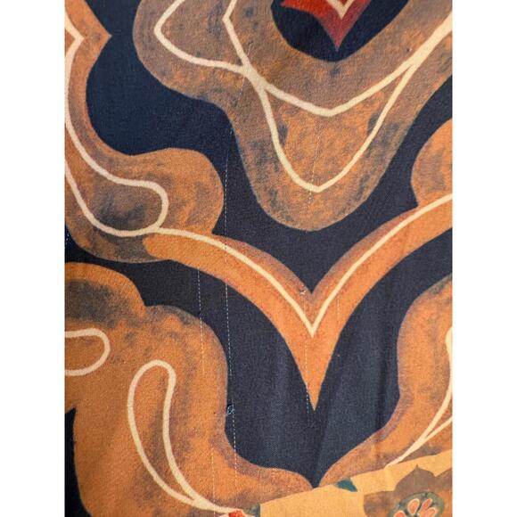 MISA Los Angeles Multicolored Eliza Patchwork Wrap Dress Size XL (READ) - Picture 15 of 15